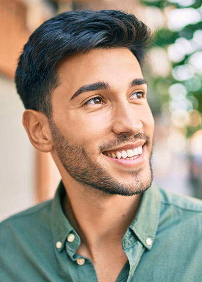 Surgical consultations man smiling