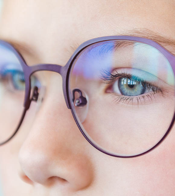 Close up of polarized lenses