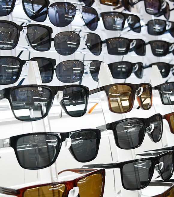 Sunglasses collection at Premier Eyecare Associates in MO
